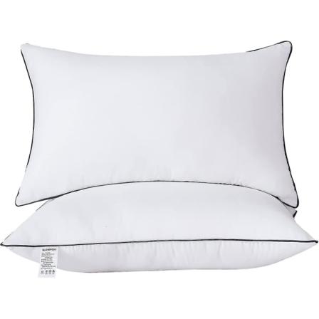 2-pack kuddar för queen size-säng, hotellkvalitet