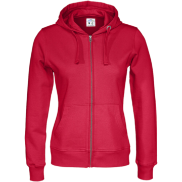 Huvtröja Zip Dam Cottover