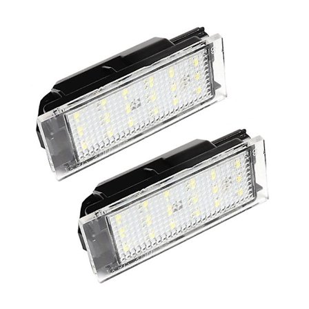 2 kpl 18 LED:n rekisterikilven valot Renault Megane 2 Clio Laguna 2 Megane 3 Twingolle