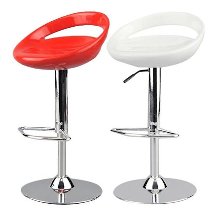 2 st 1/6 runda barstolar pub svängbara stolar möbler för figurer