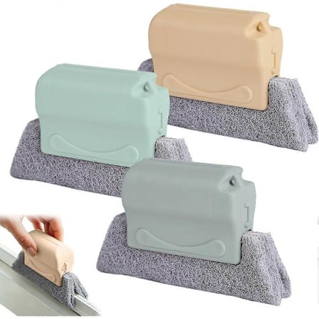 3-pak Vinduesrille Rengøringsbørster, Vinduesrille Rengøringsværktøj