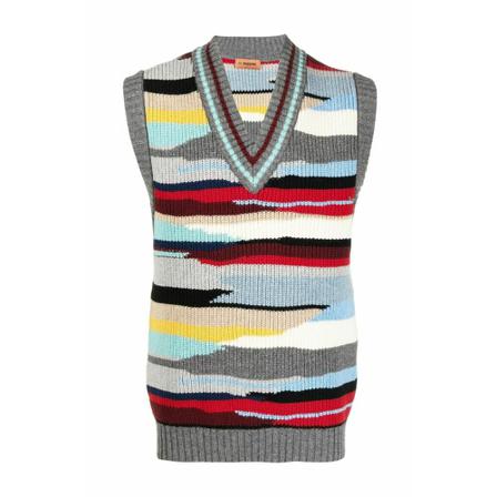 Missoni Strik Rød, Herre Veste, Størrelse: L