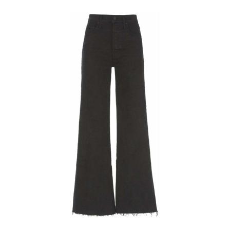 Mother Wide Jeans , Zwart , Dames , Maat: W27