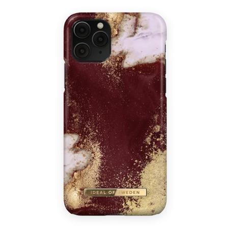Ideal Skal Till Iphone 11 Pro/xs/x - Golden Burgundy Marble