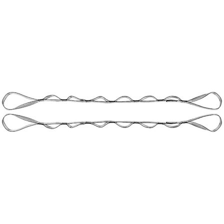 2 stk. Daisy Chains Nylon Stærk Klatrestrop Justerbar Sele Stærk Kompatibel med Udendørs Sport Camping