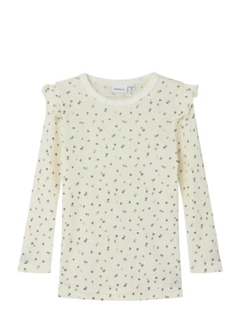 Nmfwomi Wo/Mo Ls Top Cream Name It