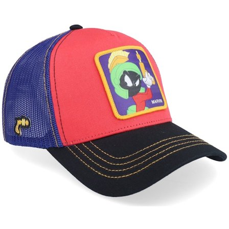 Capslab - Red trucker Czapka Z Daszkiem - Looney Tunes Marvin Blue/Red Trucker @ Hatstore