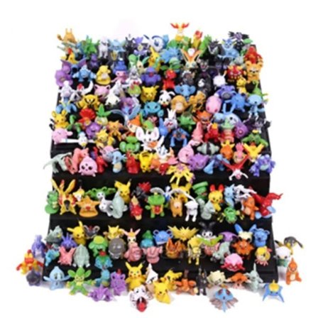 Anime Figuuri Pikachu Action Malli 2-3CM Ei Toistuva Mini Malli nukke lelu