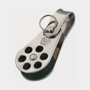 S.S.BLOCK DIA 24 - SINGLE/SHACKLE