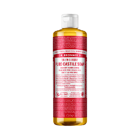 Dr. Bronner's Liquid Soap Bad & dusch Dam Röd 473 ML