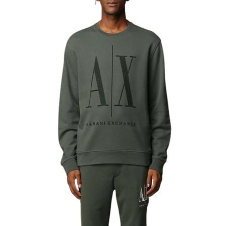 Armani Exchange, Sweatshirts Groen, Heren, Maat:L