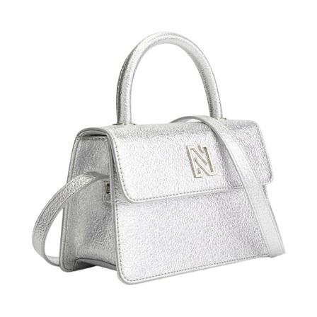 Nikkie Glitterbox Tas Silver , Grijs , Dames , Maat: ONE Size Handtassen