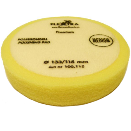Flexxtra 100115 Poleringsrondell Middels hard 133 mm, Maskintilbehør & forbruk