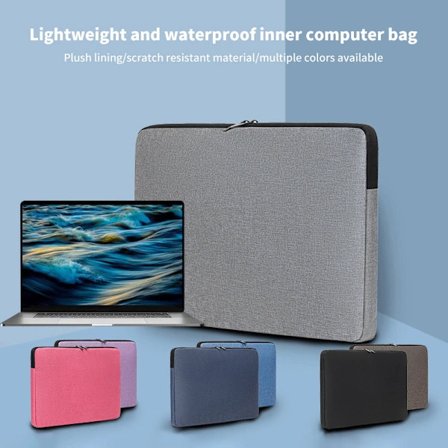 Vanntett laptopveske 11 12 13 14 15 15.6 Tommer Fransk Grå French grey-XF17- French grey 14 tommer