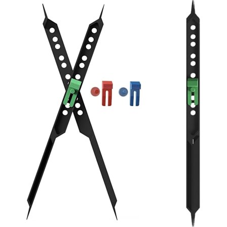 10" Proportional Divider, Proportional Scale Divider Tegneværktøj til Kunstnere/Ingeniører/Tegning, Justerbar Plastik