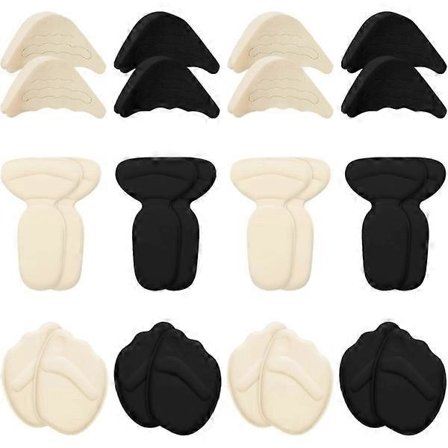 12 paria kenkien täytteitä Korkokengän pehmuste Kantapään pito Vuorausosa estämään liian suuria kenkiä kantapään liukastumiselta ja rakkuloilta