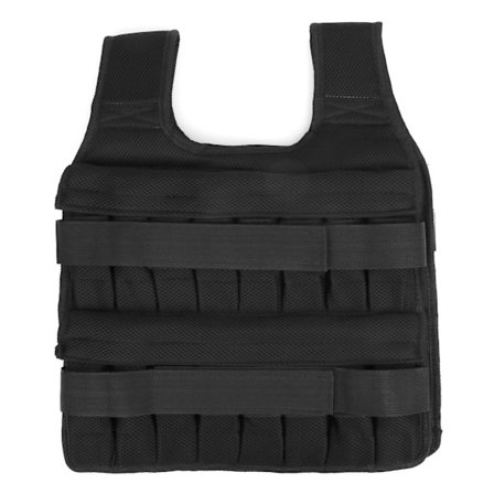 35KG justerbar viktad vikt sandsäck Mesh väst för sport styrketräning löpning