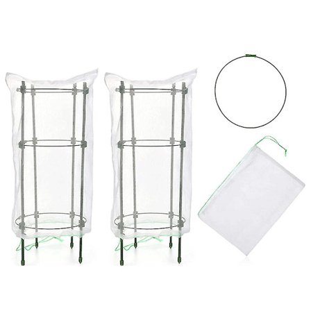 Nätmask med dragsko, trädgårdsnät för växtskydd mot insekter