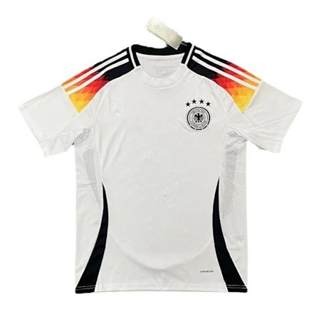 UEFA Euro 24/25 T-skjorte for det tyske landslaget, hjemme og borte, størrelser S-2XL Hjemme