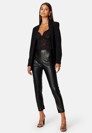 VILA Dagmar Rwsl Coated Legging/TB Black Klær