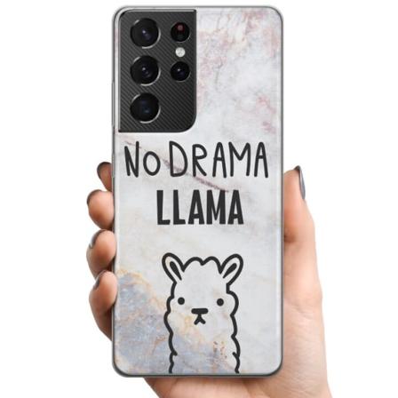 Samsung Galaxy S21 Ultra 5G TPU Matkapuhelimen kuori Llama Mar