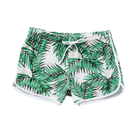 Kvinners Shorts Hurtigtørkende Strand Badebukse Strand Board Shorts med Elastisk Midje og Lommer For