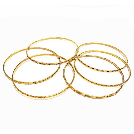 Guldpläterade Armband 6-pack