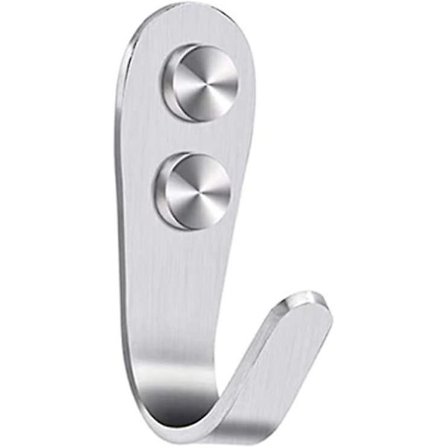 Mordely Set Of 8 Wall Hooks, Metal Hooks For Hanging Clothes And Hats In The Bedroom And Bathroom.