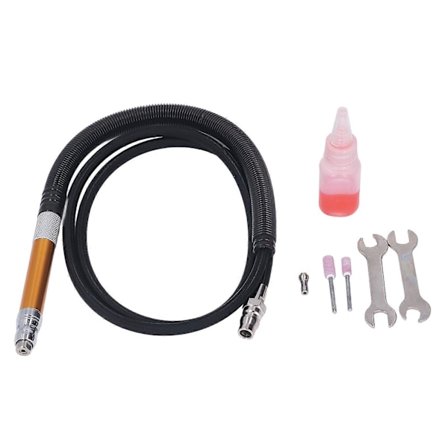 Paineilmakäyttöinen mikroporakone, lyijykynämallinen, 70000 RPM, 90 PSI, työkalusarja kaiverrukseen