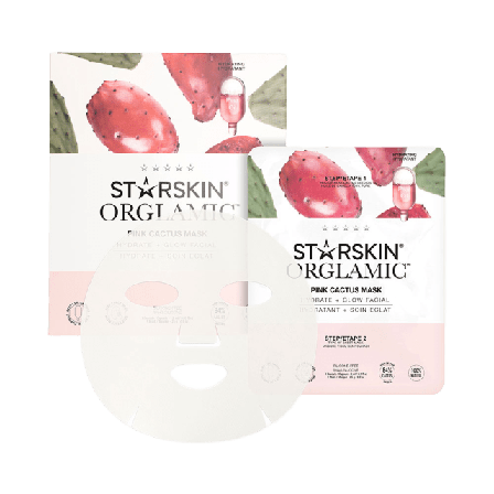 Starskin Orglamic Pink Cactus Mask Ansiktsmask & peeling Dam Rosa 3ML + 25ML