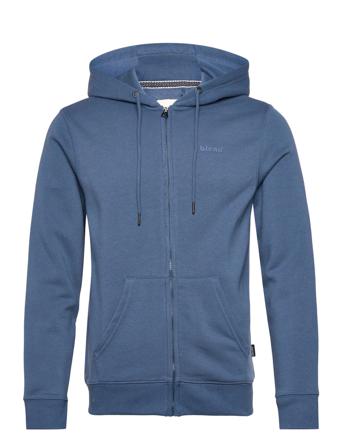 Bhdownton Zipthrough Pp Noos Hoodie Blå Blend