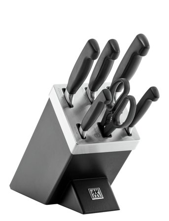 Zwilling Sæt Med Knivblok + Kis - Black - ONE SIZE