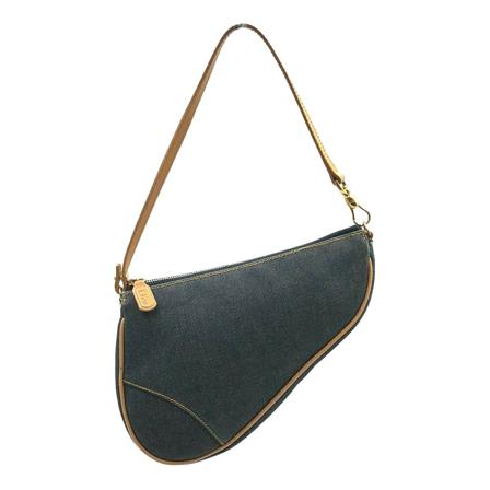 Dior Vintage, Pre-owned Shoulder Bags Blauw, Dames, Maat:ONE Size