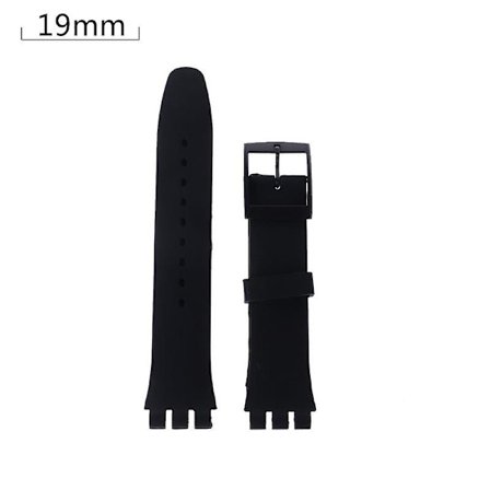 Swatch 16/17/19/20mm Silikon Urrem Rem Strop Armbånd Wear-resist {FW}
