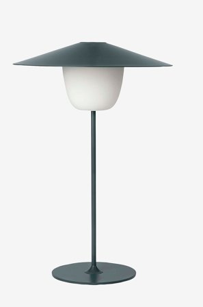 Blomus - Kannettava LED-valaisin Ani, 49 cm - Harmaa - Ladattavat valaisimet - - Homeroom