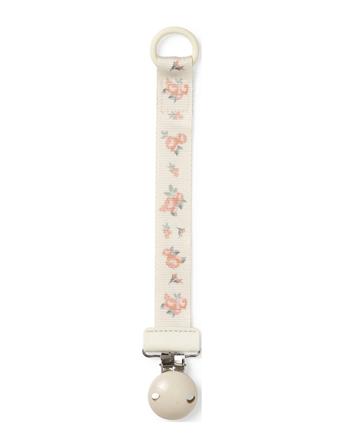 Pacifier Clip Wood Baby & Maternity Pacifiers & Accessories Pacifier Clips Hvid Elodie Details