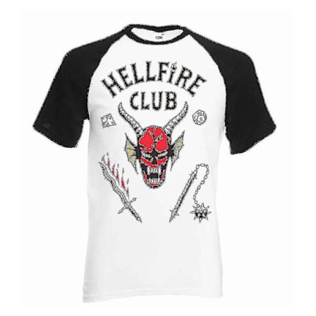 Högkvalitativa Hellfire T-shirts Vuxen unisex kortärmade Hellfire Club Män Dam T-shirts