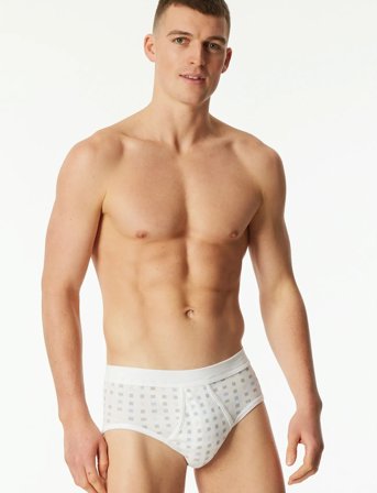 Schiesser Sportsbrief - White - XXL
