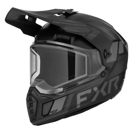 Adventure-Kypärä FXR Clutch X W/ Dual Shield 26 Moottorikelkka Black Ops M