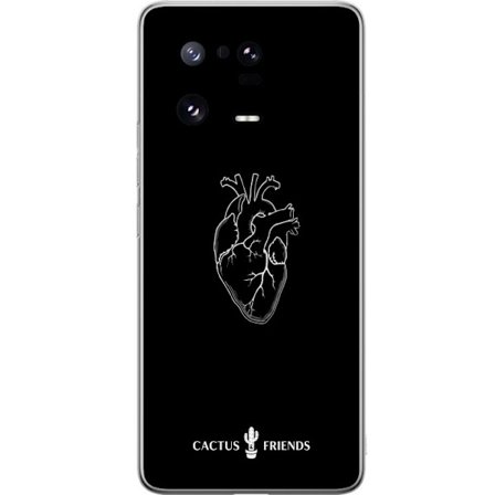 Kompatibelt Mobildeksel til Xiaomi Xiaomi 13 Pro Kaktus og Venner - Midnatt Anatomisk Hjerte