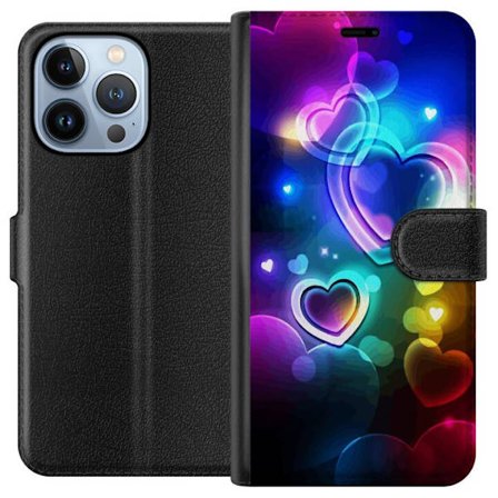 Kompatibel Tegnebogsetui til Apple Apple iPhone 13 Pro NeonKærlighed