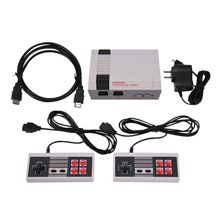 Mini HDMI TV Dual Joysticks Fighting Game Console Innebygd 500 Klassiske Spill for NES
