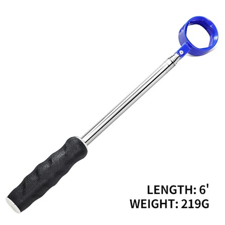 Golfbollplockare, Teleskopisk Design - 6 fot
