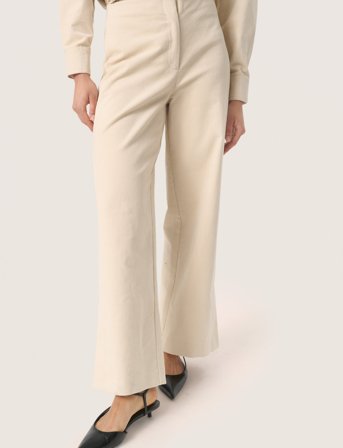 Soaked in Luxury Slhelle Pants - Cream - XL