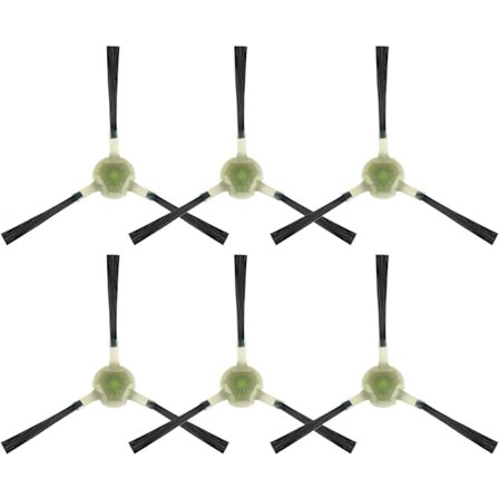 Sidoborstar Set med 6 Tillbehör till Robotdammsugare MT501