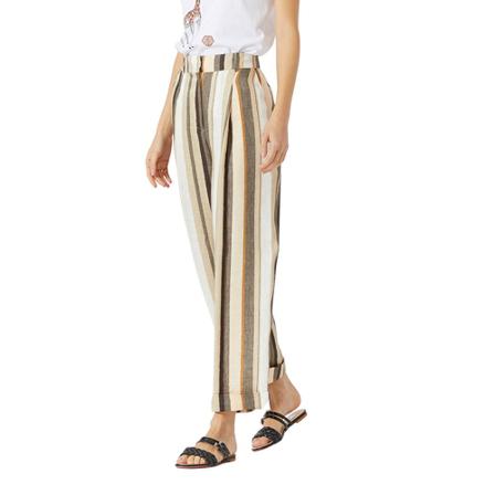 Manila Grace, Trousers Grijs, Dames, Maat:M