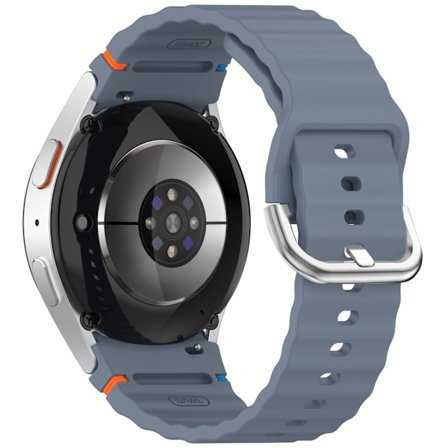Samsung Watch 7 Wave -ranneke - Hopeasolki (haalistumaton)