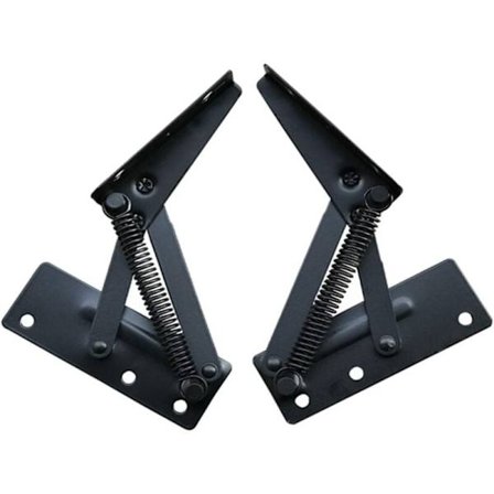 Pakke med foldbare løftestøtter, sorte fjederhængsler, der er meget udbredte i sofa hængselløfter og møbelopbevaringsstøttehængsler