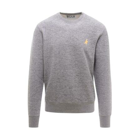Golden Goose Archibald Star Collection sweatshirt with gold star on the front Grå, Herre Sweatshirts