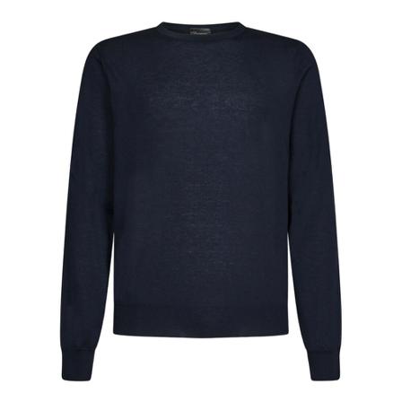 Drumohr - Stickade Tröjor - Blå - Herr - Storlek: 5xl, Herr, Storlek: 5XL